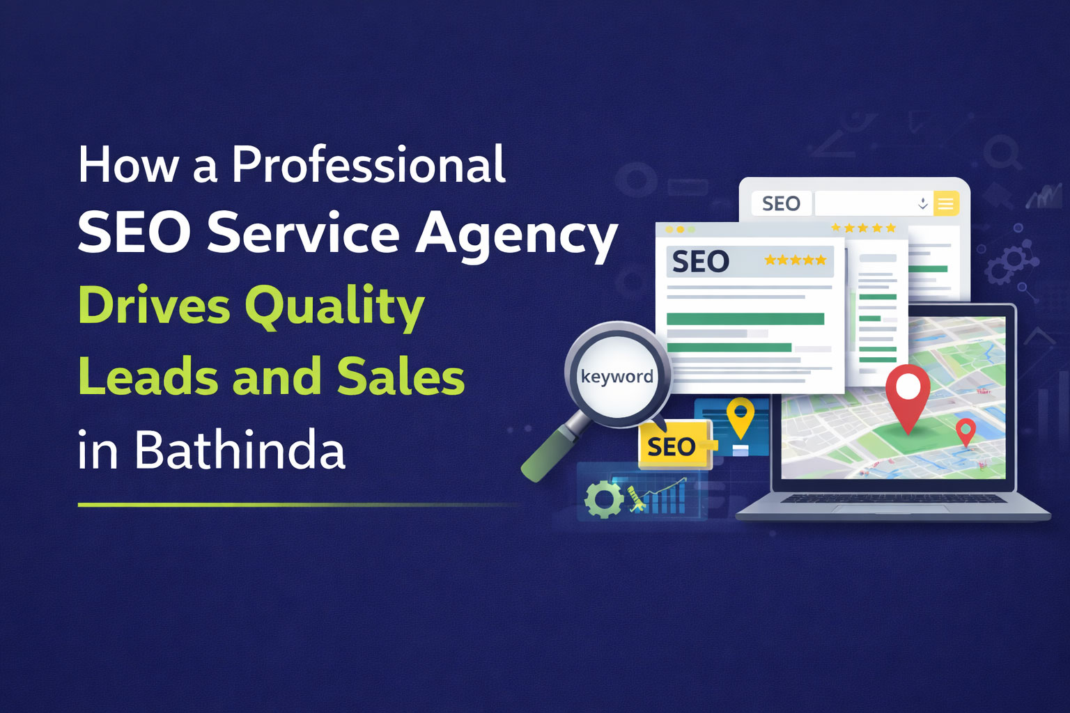 How a Professional SEO Service Agency Drives Quality Leads and Sales in Bathinda